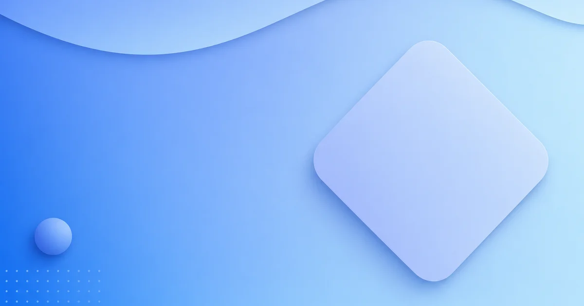 Abstrakte Verlaufsgrafik in Blau zum Artikel über WhatsApp Business für Immobilienmakler